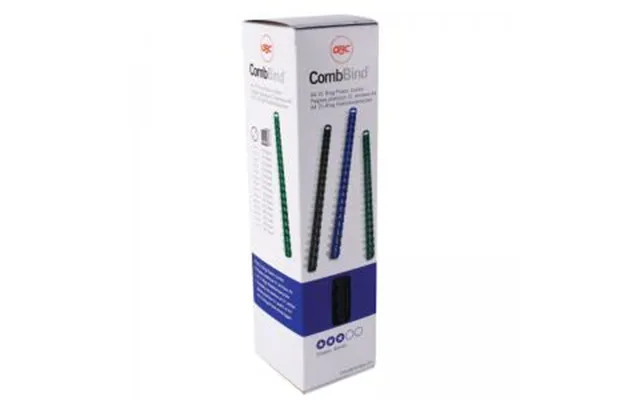 Gbc Combbind A4 10mm Binding Combs Black Pack Of 100 4028175 Gb21647