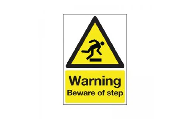 Signs And Labels Safety Sign Warning Beware Of Step A5 Pvc Ha21451r