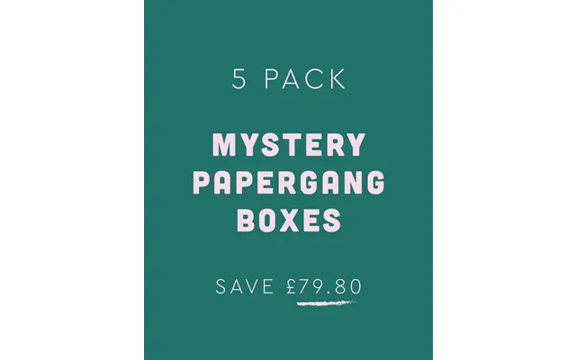 5 Mystery Papergang Stationery Boxes