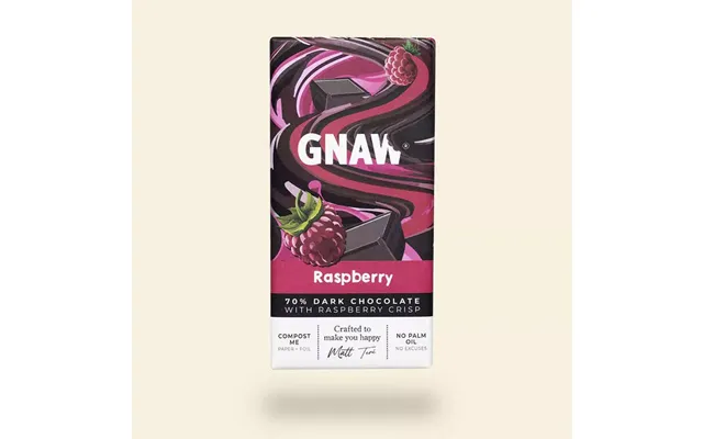 70% Dark Raspberry Chocolate Bar