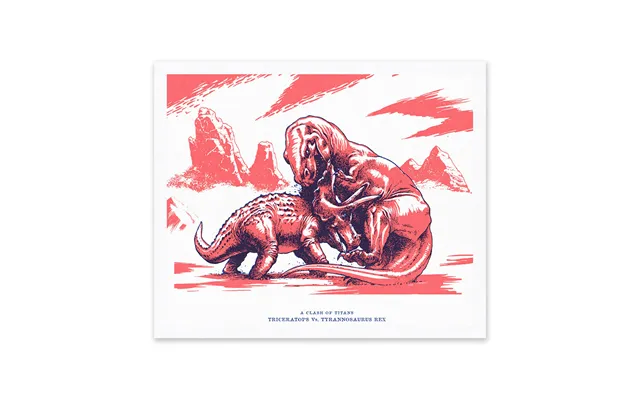 A Clash Of Titans Riso Print 12x10