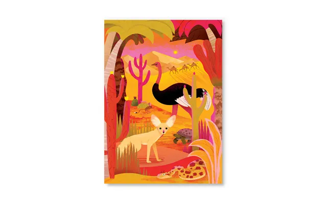 Animals Of The Sahara Desert Postcard