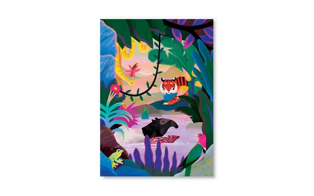 Animals Of The Sumatran Jungle Postcard