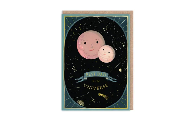 Best Dad In The Universe Greeting Card