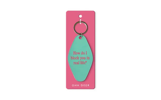Block You In Real Life Keyring product image