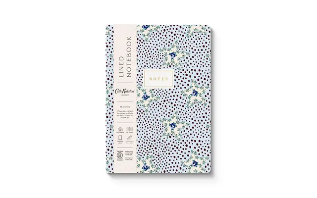 Blue Rose Dots A5 Premium Paperback Notebook