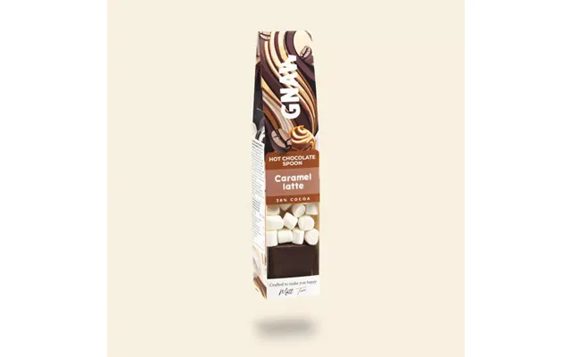 Caramel Latte Hot Chocolate Stirrer With Marshmallows