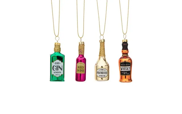 Christmas Cheer Shaped Baubles - Set Of 4