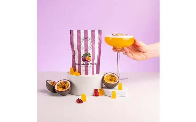 Cocktail Flavoured Gummies - Passionfruit Martini