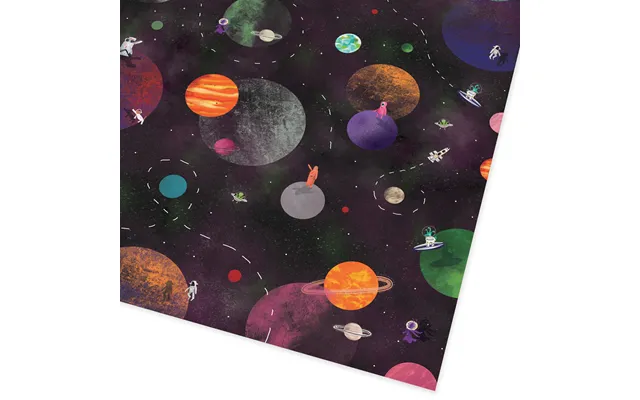 Cosmic Explorer Folded Gift Wrap