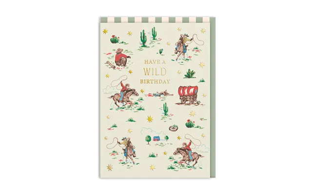 Cowboy Wild Birthday Card