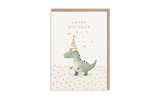 Dinosaur Happy Birthday Card