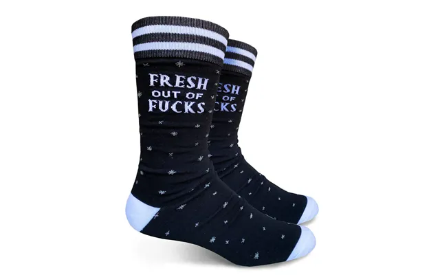 Fresh Out Of Fucks Mens Crew Socks