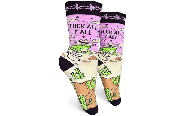 Fuck All Y'all Womens Crew Socks