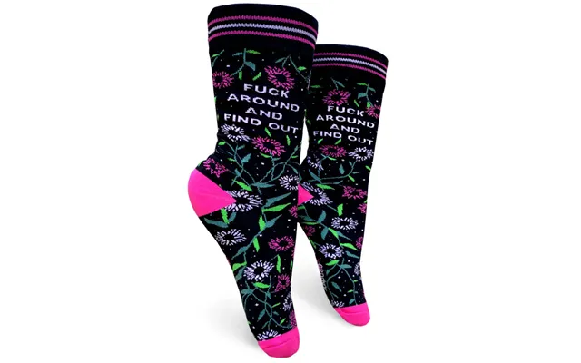 Fuck Around And Find Out Womens Crew Socks
