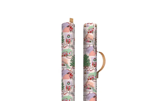 Holly And Roses Roll Wrap
