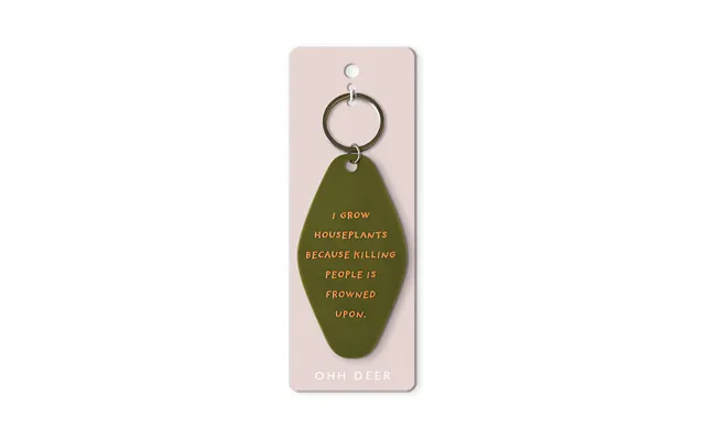 I Grow Houseplants Keyring product image