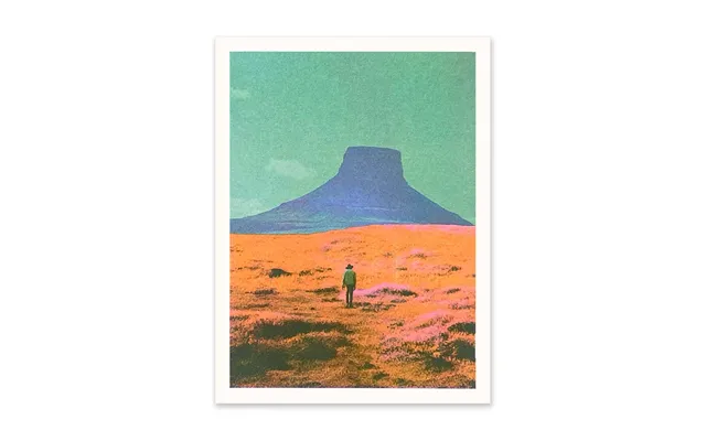 Lone Cowboy Riso Print 8x6