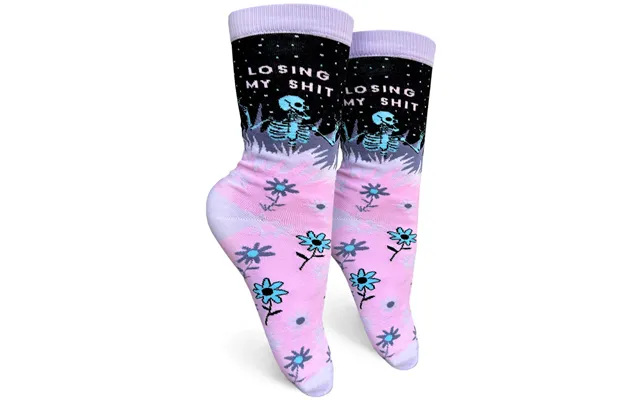 Losing My Shit Womens Crew Socks