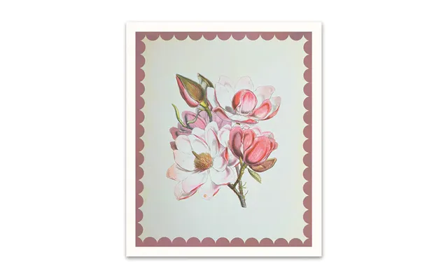 Magnolia Large Art Print 12x10