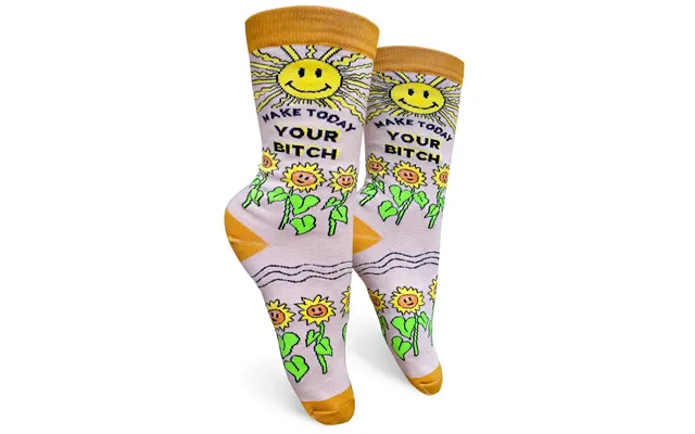 Make Today Your Bitch Womens Crew Socks