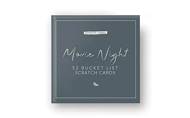 Movie Night - 52 Bucket List Scratch Cards