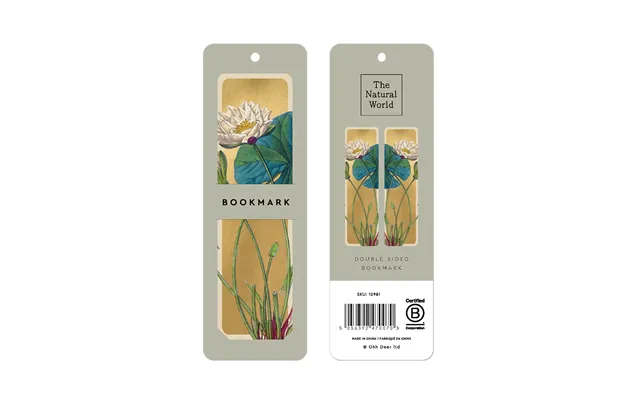 Natural World Water Lily Premium Bookmark