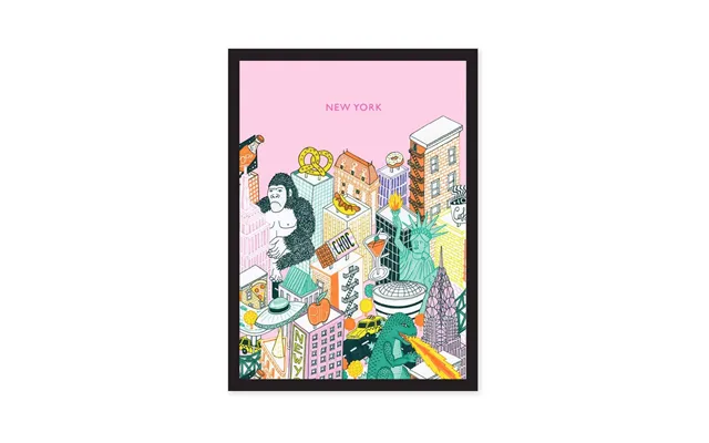 New York Art Print A5