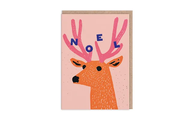 Noel Reindeer Greeting Card