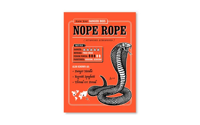 Nope Rope Postcard
