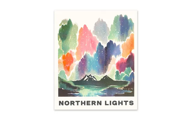Norther Lights Riso Print 12x10