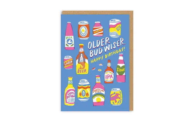 Older Budwiser Birthday Card