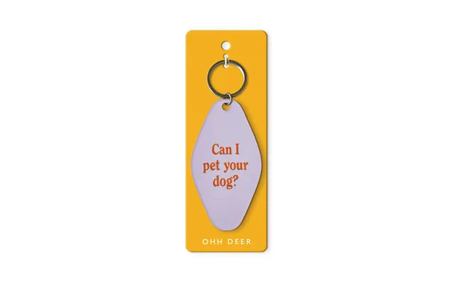 Pet Your Dog Keyring product image