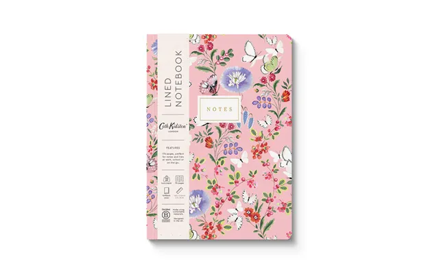 Pink Butterfly A5 Premium Paperback Notebook