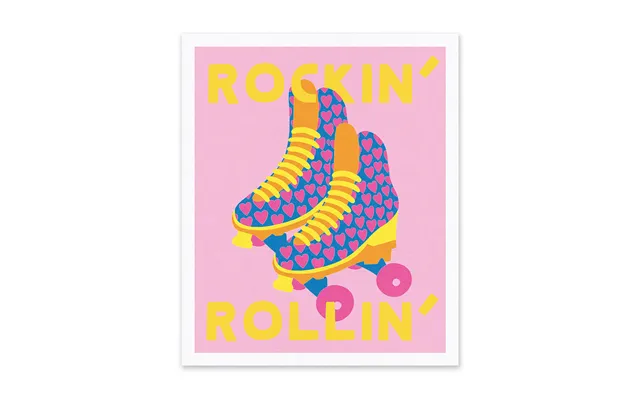 Rockin' Rollin' Riso Print 12x10