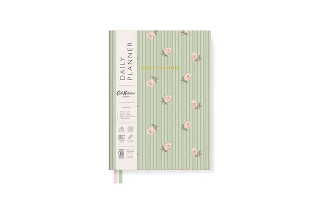 Roses And Stripes A5 Fabric Daily Planner