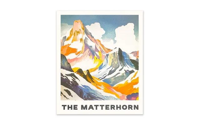 The Matterhorn Riso Print 12x10