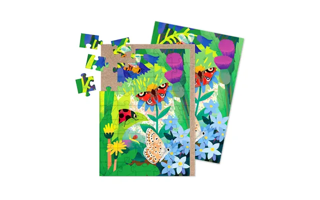 Uk Insects Jigsaw Greeting Card