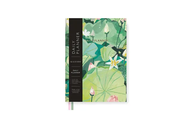 Waterlillies A5 Fabric Daily Planner