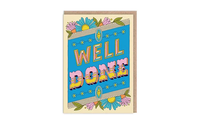 Well Done Lettering Greeting Card