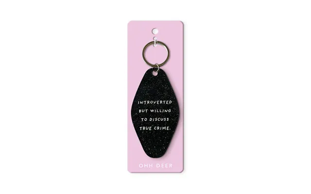 Willing To Discuss True Crime Keyring product image