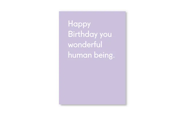 Wonderful Human Being Postcard