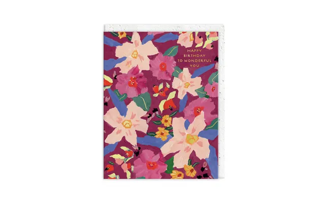 Wonderful You Blooms Birthday Card