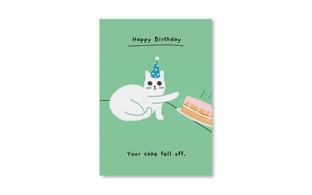 Your Cake Fell Off Postcard