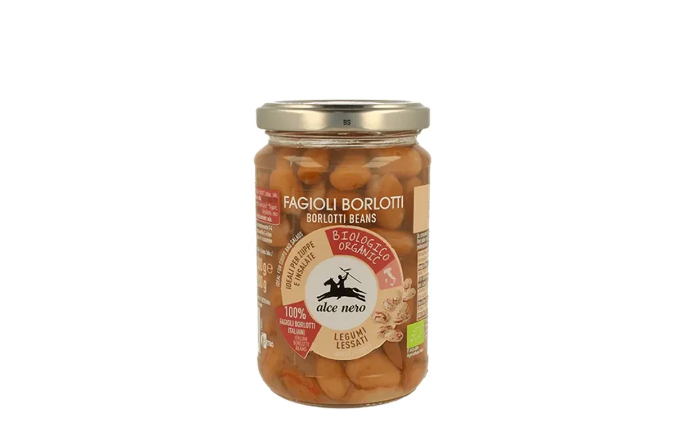 Alce Nero Spa Organic Boiled Borlotti Beans Alce Nero 300g