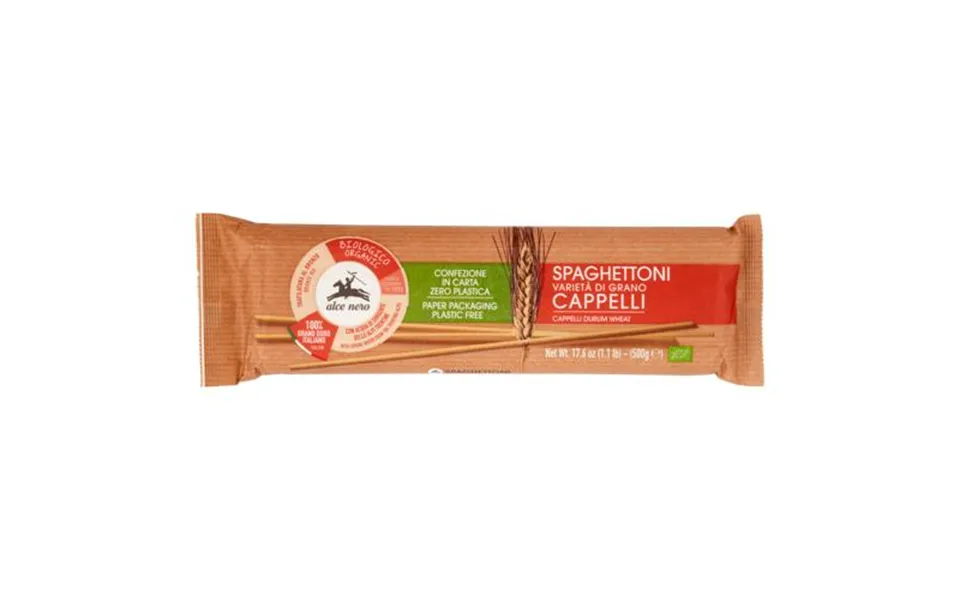 Alce Nero Spa Organic Cappelli Durum Wheat Spaghettoni Alce Nero 500g