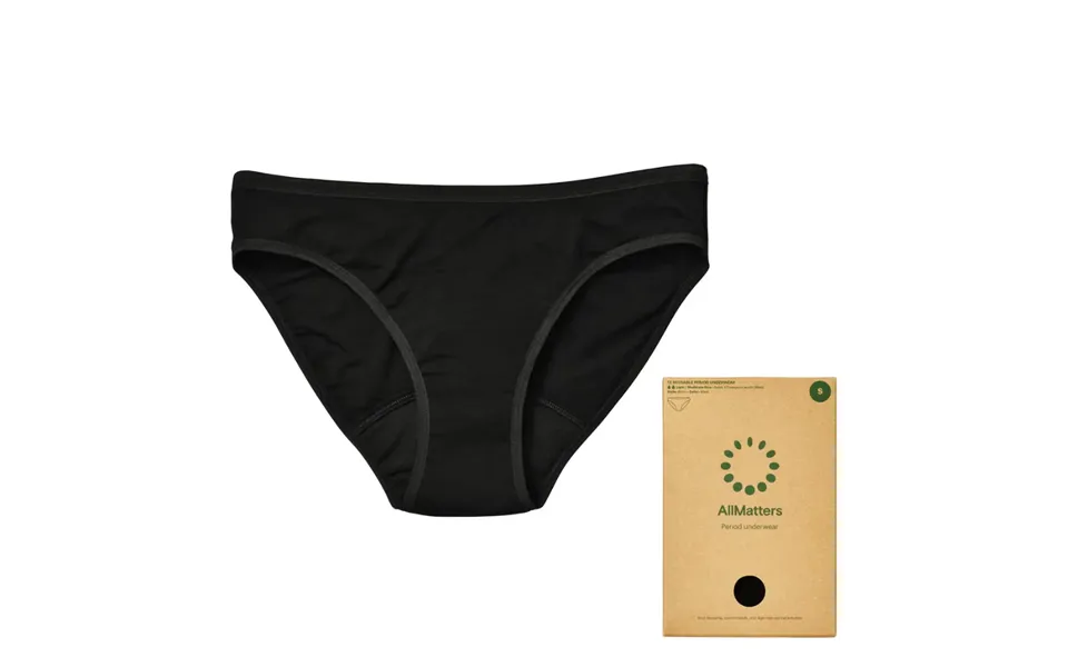 Allmatters Black Period Bikini Underwear - M