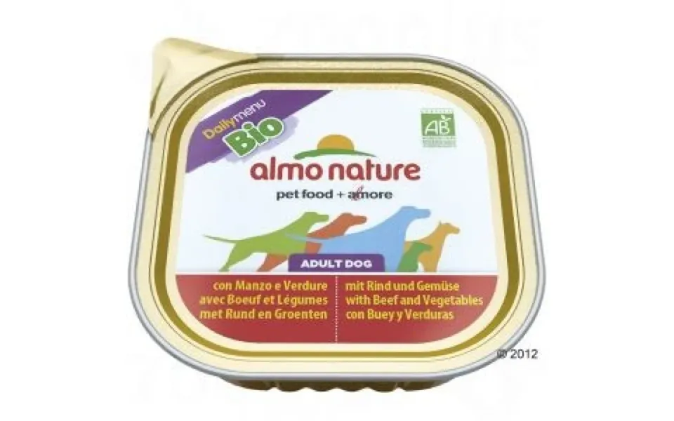 Almo Nature Bio Organic Maintenance With Beef And Vegetables - 300gr