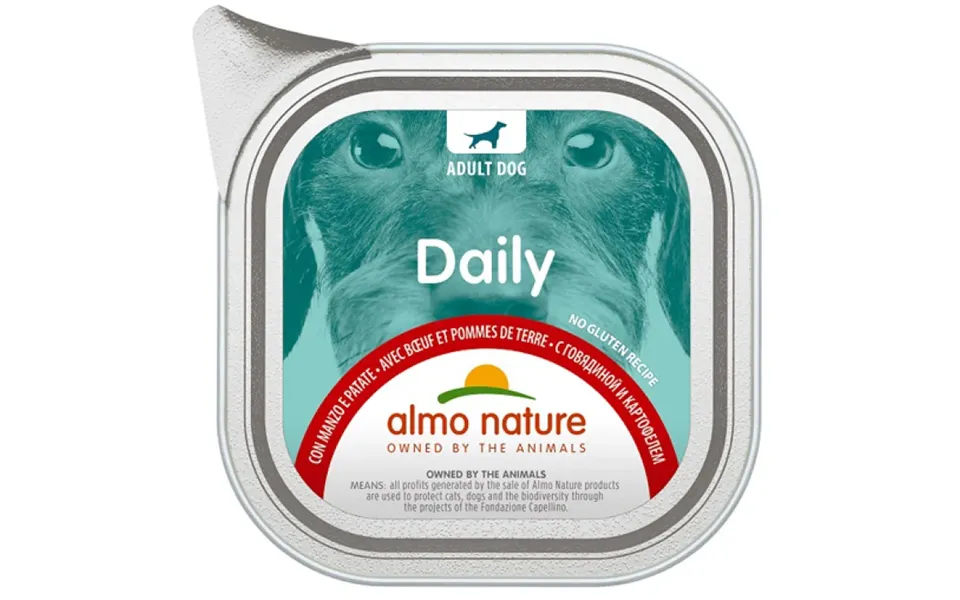 Almo Nature Daily Menu With Beef And Potatoes - 100gr