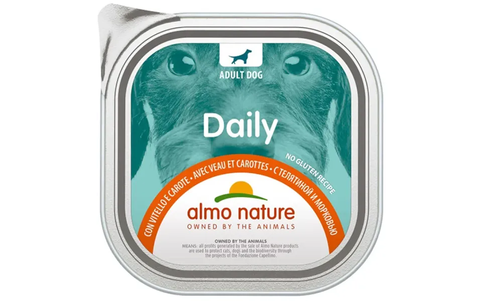 Almo Nature Daily Menu With Veal And Carrots - 100gr